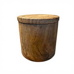 OEM Classic Wooden Storage <b>Jar</b> 250mL Eco-Friendly Durable Airtight Lid Multifunction <b>Spice</b> Container with Custom Logo - Product Image 2
