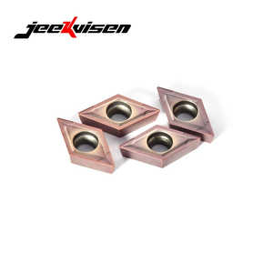 Jeekvisen PVD-Coated DCMT11T304 Carbide Turning Insert for Alloy Stainless Steel CNC <b>Lathe</b> Application OEM Customizable Box Packaging - Product Image 2