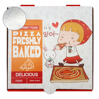 Großhandel Brown Wellpappe Papier Pizza Box mit Prägung und Matt Laminierung Anpassbares Logo Wirtschaft liche Bulk Pizza Boxen