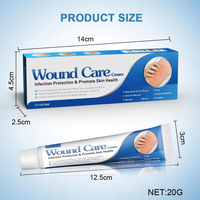 Pommade naturelle à base de plantes pour brûlures, 20g/boîte, un essentiel domestique pour les soins des plaies, crème réparatrice d'urgence à base de plantes de haute qualité