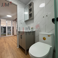 Maison conteneur extensible personnalisée JJM de 20 pieds, luxe, 2 chambres, bureau modulaire préfabriqué moderne, certification ISO9001 CE