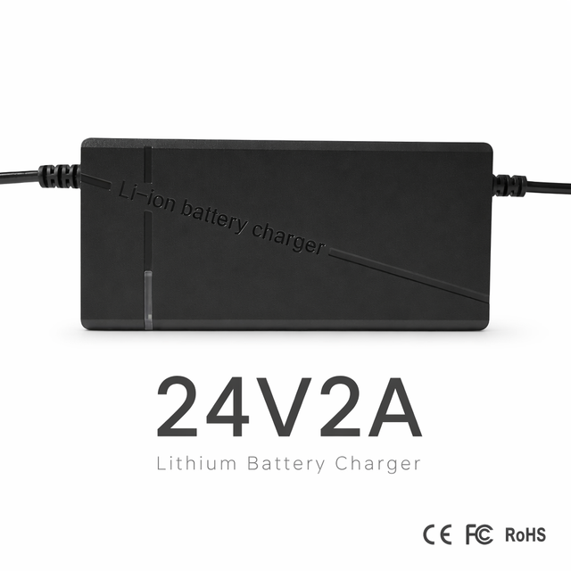 Ot Sale 24V 2A  LiFePO4  Lithium Battery Charger25.2V 29.2V 29.4V for Electric Wheelchair AGV