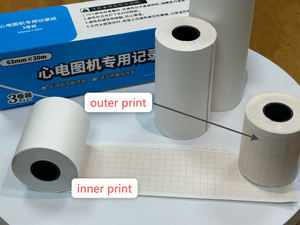 80mm*20m Top Verkochte Thermische Grafiekpapier Medische Registratie <span class=keywords><strong>ECG</strong></span> Papier voor <span class=keywords><strong>ECG</strong></span> Apparaat - Product Image 5
