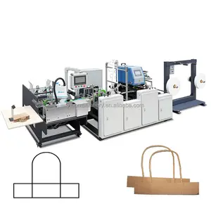 Outline Flat Rope and Twisted Handle Paper Bag Handle Making Machine Paper Bag Handle Machine