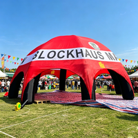 Tente dôme gonflable personnalisée avec logo, auvent publicitaire extérieur, tente araignée pour expositions, promotions, salons professionnels