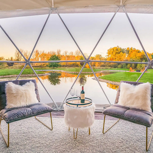 Dôme igloo transparent d'extérieur de 5 à 8 m avec couverture en PVC <span class=keywords><strong>pour</strong></span> événements en plein air, camping, bain à remous et glamping - Product Image 6