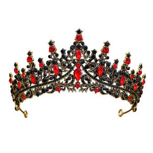 Diadèmes et couronnes noirs pour femmes, diadème de mariage gothique, couronne de cygne noir, costumes gothiques d'Halloween pour femmes, déguisements de bal de promo - Product Image 4