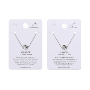 Tobillera de acero inoxidable con colgante de cáncer para mujer, joyería del zodiaco, accesorio de moda - Product Image 2