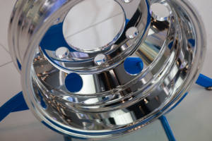 ขอบงานปรับแต่งทั้งสองด้านสีฟ้าสำหรับงานหนักขอบ22.5x9.0นิ้ว10x285 PCD 75 - Product Image 5