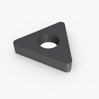 Plaquettes d'outillage CNC haute performance CBN TNGA pour fraisage et tournage, PCD CBN Triangle Carré
