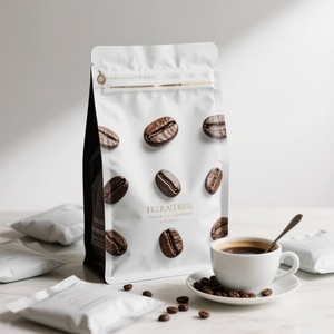 Sacs de café de 1 kg avec valve de dégazage, en matériau recyclé, vente en gros, écologiques, MOQ 500, logo personnalisé - Product Image 3