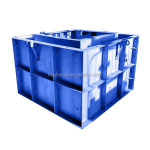 Chine Fabricant GUANGHONG Moule de puits d'inspection de coffrage en acier préfabriqué en béton <span class=keywords><strong>pour</strong></span> mur, dalle, colonne - Product Image 1