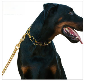 Cadenas de Lujo para Perros de Acero Inoxidable Sólido, Impermeables, de Alta Resistencia, Estilo Cubano, Personalizadas, Tipo Hip Hop, Correa Única para Mascotas - Product Image 4