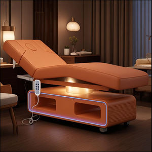 Maca de Massagem e Cadeira de Cílios Elétrica com Design Moderno Personalizável para Salão de Beleza e Spa em Material Metálico - Product Image 1