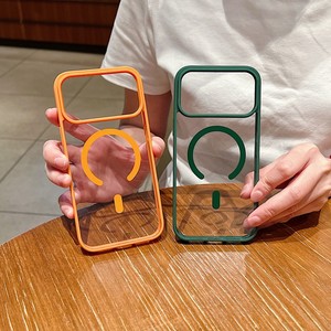 Custodia Magnetica Colorata per iPhone 18 Pro Max, Cover Posteriore Trasparente in Acrilico per iPhone 18 Pro 17 Pro Max 16 15 14 13 12 11 - Product Image 6