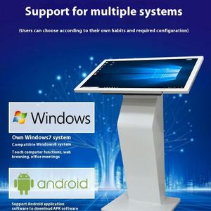 55-Inch Indoor Horizontal Infrared Multi Touch Advertising Kiosk <strong>Display</strong> Monitor Text <strong>Function</strong> for Shopping Malls SDK Included - Product Image 5