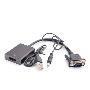 Adaptador Cantell versión barata <span class=keywords><strong>VGA</strong></span> a Hdtv con audio de 3,5mm y cable de carga <span class=keywords><strong>USB</strong></span> - Product Image 5