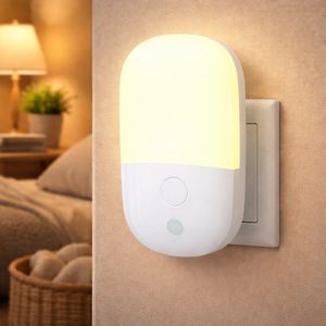 Capsule Shape LED Plug-in Night <b>Light</b> 2700K Warm White EU Plug for <b>Indoor</b> Use - Product Image 6
