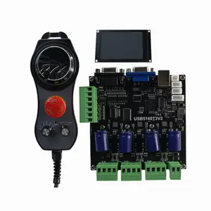 CNC Kit USB 3/4/5/6 Axis Mach3 Control Card And Stepper Drive Integrated System Controller Board With DDMPG And ICD Display