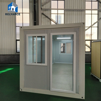 Cabine Conteneur Préfabriquée Moderne et Respirante en Kit pour Ferme, Appartement, Centre Commercial, Bureau à Domicile, Bar à Domicile, Utilisation Extérieure, Toilettes (Garantie 2 Ans)