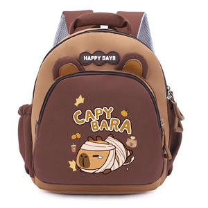 Özel çocuk okul sırt çantası sevimli Capybara tasarım yeni moda hayvan baskı desen ile anaokulu ve çocuklar için - Product Image 1