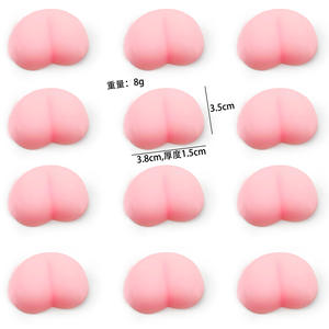 ของเล่นบีบยางนุ่มรูปตุ๋นน่ารัก TPR บัตพีช ของเล่นแกล้งเพื่อน ของเล่นสร้างสรรค์ ติดสติ๊กเกอร์ ของเล่นคลายเครียดสำหรับเด็กผู้ชายและวัยรุ่น - Product Image 6