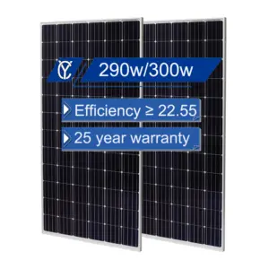 Manufacture Home 290w 300w Mono Solar panel Cheap Price Pv Module