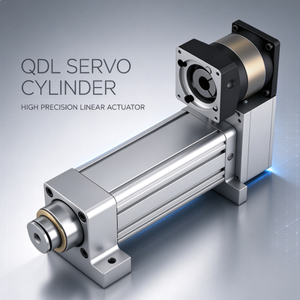 Cylindre électrique servo, actionneur linéaire de précision, corps en aluminium, moteur de type piston - Product Image 2