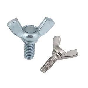 Thumb Wing screw butterfly bolt M3 M4 M5 M6 M8 zinc plated stainless steel customization service