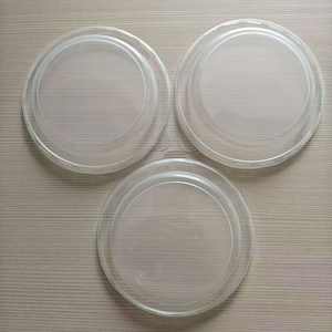 Xiamen jetable en plastique Transparent clair dôme couvercles tasse translucide plat couvercle bouchon de bouteille <span class=keywords><strong>PP</strong></span> PET alimentaire conteneur salade fermetures - Product Image 1