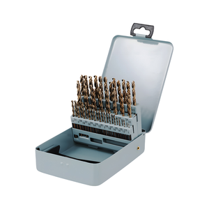 51Pcs <b>Drill</b> Set HSS-Co Jobber Length Bits Hard Case Stainless Steel Wood Drilling T9113 1-6mm M35 51Pcs <b>Drill</b> Set HSS-Co Jobber - Product Image 1
