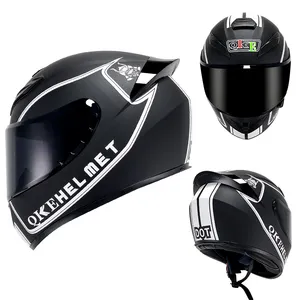 Casque moto toutes saisons universel casque de course personnalisé moto homme et femme