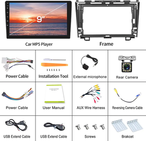 CRV Màn Hình Android 10 8-Core 8G + 256G Cho Honda CRV 2006 2007 2008 2009 2010 2011 2012 Xe DVD Máy Nghe Nhạc Autoradio Carplay DSP IPS - Product Image 6