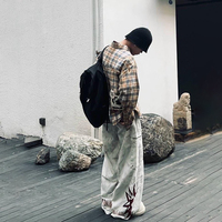 Pour DiZNEW 2025 hommes grande taille blanc jean à la mode haute qualité Street Style bouton décoration colorée pour les deux été