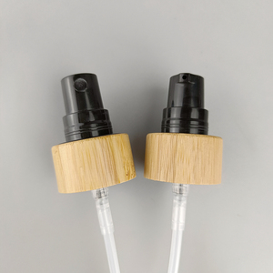 Bamboo Cosmetic <strong>Spray</strong> <strong>Pump</strong> Big Discharge 0.4ml 24/410 Wooden Plastic Fine Mist <strong>Spray</strong> Black Perfume <strong>Spray</strong> <strong>Pump</strong> and Cream <strong>Pump</strong> - Product Image 2