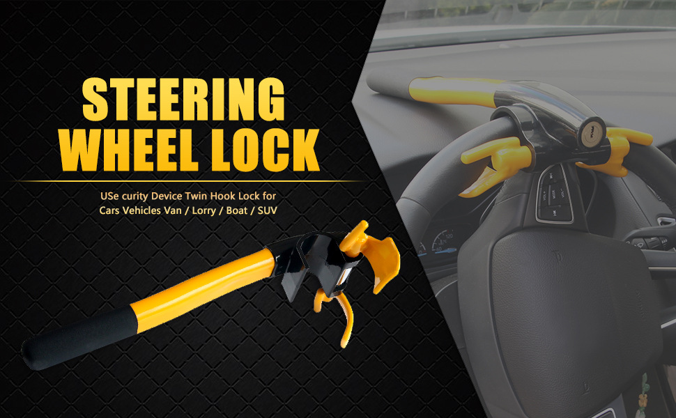 Xingcang XC-F016 Professional Car Steering Wheel Lock - Universal Anti-Theft Security Device
