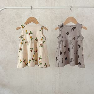 Rok rompi katun wanita, gaya Nordic musim panas baru lahir bernapas lembut kasual - Product Image 2