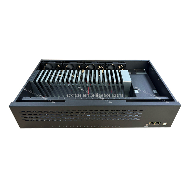 20-Cell Android Phone Motherboard Shell Box Mobile Phone Chassis with Ethernet LAN USB OTG Control Group Connectivity