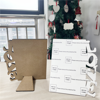MDFSUB Cadeau de Saint-Valentin sublimation d'amour Panneau MDF Plaques en bois sublimation amour Cadre photo Mdf vierge pour la décoration intérieure
