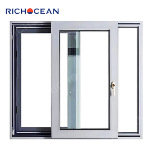 RICHOCEAN-<span class=keywords><strong>Ventanas</strong></span> corredizas de aluminio con triple acristalamiento, marco estrecho de estilo europeo, color blanco, <span class=keywords><strong>para</strong></span> dormitorio - Product Image 3