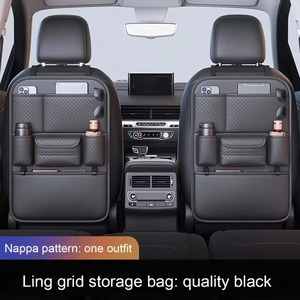 Multifunktions-PU-Leder-Rücksitz-Organizer mit großer Kapazität Hängende Aufbewahrung tasche mit Rückenlehne und Schutz polster - Product Image 3