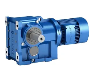 EVERGEAR K series 90 degree reduction motor with 1.5 kw hollow output shaft helic gearbox