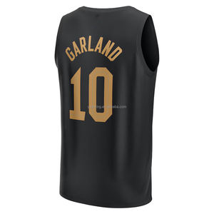 Erkek Cleveland #10 Garland Garland basketbol forması işlemeli gömlek şehir spor giyim logolar dikişli üniforma artı boyutu yaz - Product Image 3
