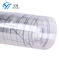 Papel de Calco Transparente Blanco de Poliéster para Dibujo CAD e Impresión, Rollo de 1 m