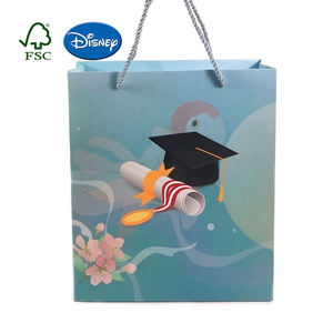 Sacs en papier imprimés personnalisés avec logo pour centre commercial Emballage avec poignées Sacs en papier personnalisés - Product Image 1