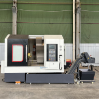 Tour CNC horizontal robuste MHMT TCK500 à lit incliné, système de commande GSK, 2 axes, porte-outils multifonctionnel à 8 positions