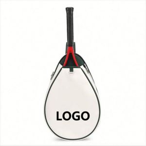 # Sac de tennis tendance en cuir PU pour femme, sac à bandoulière unisexe pour entraînement en extérieur, pochette pour balles de tennis - Product Image 1