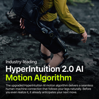 Exosquelette robotique Hypershell Halo à sangle en V avec conception de jambe flottante pour une position assise-debout libre pour l'exploration en extérieur