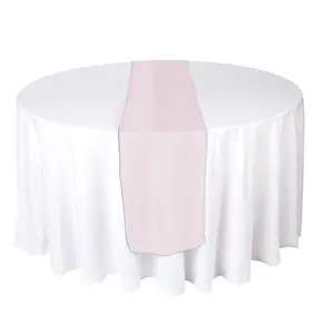 Wedding Table Decoration Pink Organza Wedding Table Runners