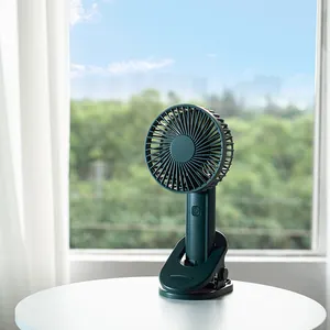 2024 Best Seller Rechargeable Hand Fan Desk Standing Fan Clip On Hanging Wall Fan Portable Air Cooler With Phone Holder